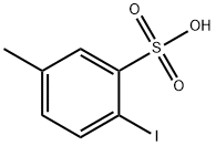 2-Iodo-5-methylbenzenesulfonic acid Struktur