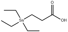 3-(triethylstannyl)propanoic acid Struktur