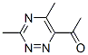 Ethanone, 1-(3,5-dimethyl-1,2,4-triazin-6-yl)- (9CI) Struktur