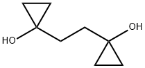 1-[2-(1-HYDROXYCYCLOPROPYL)ETHYL]CYCLOPROPANOL Struktur