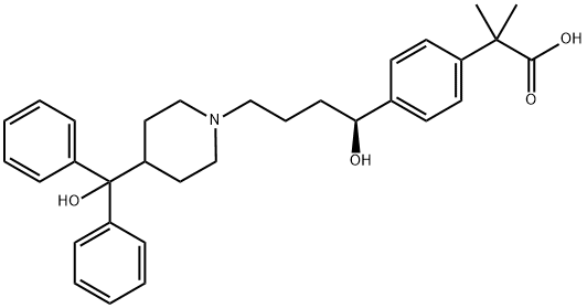 S-FEXOFENADINE Struktur