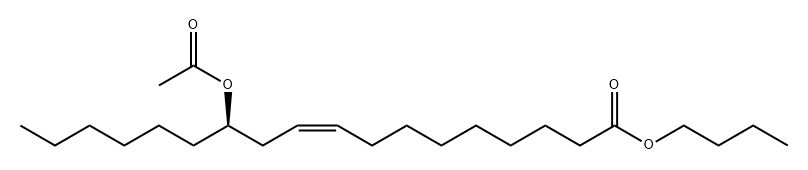 BUTYL ACETYL RICINOLEATE Struktur