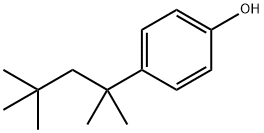 4-tert-Octylphenol  Struktur