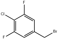 4-Chloro-3,5-difluorobenzylbromide Struktur