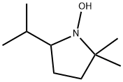 Pyrrolidine, 1-hydroxy-2,2-dimethyl-5-(1-methylethyl)- (9CI) Struktur