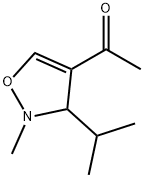 Ethanone, 1-[2,3-dihydro-2-methyl-3-(1-methylethyl)-4-isoxazolyl]- (9CI) Struktur