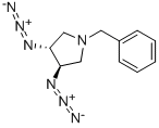 (3R,4R)-(-)-3,4-DIAZIDO-1-(PHENYLMETHYL)PYRROLIDINE Struktur