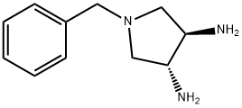 (R,R)-N-BENZYL-3,4-TRANS-DIAMINOPYRROLIDINE Struktur