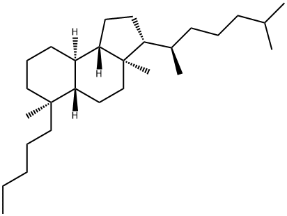 4-methyl-4,5-secocholestane Struktur