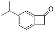 Bicyclo[4.2.0]octa-1,3,5-trien-7-one, 4-(1-methylethyl)- (9CI) Struktur