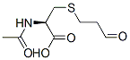 S-(3-oxopropyl)-N-acetylcysteine Struktur