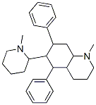 Decahydro-1-methyl-6-(1-methylpiperidin-2-yl)-5,7-diphenylquinoline Struktur