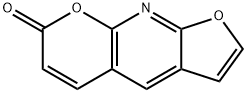 8-azapsoralen Struktur