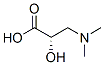 Propanoic acid, 3-(dimethylamino)-2-hydroxy-, (S)- (9CI) Struktur