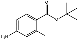 TERT-BUTYL 4-AMINO-2-FLUOROBENZOATE Structure