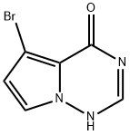 5-BroMopyrrolo[2,1-f][1,2,4]triazin-4(1H)-one Struktur