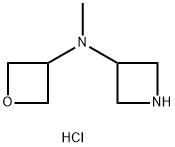 N-Methyl-N-(oxetan-3-yl)azetidin-3-aMine dihydrochloride Struktur