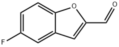 2-Benzofurancarboxaldehyde,  5-fluoro- Struktur