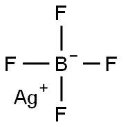 Silverfluoroborate Struktur