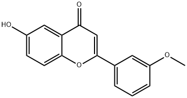 6-HYDROXY-3'-METHOXYFLAVONE Struktur