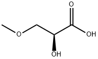 Propanoic acid, 2-hydroxy-3-methoxy-, (2S)- Struktur