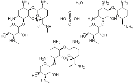 ゲンタマイシン硫酸塩 化學(xué)構(gòu)造式