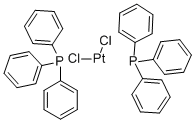 CIS-DICHLOROBIS(TRIPHENYLPHOSPHINE)PLATINUM(II) Struktur