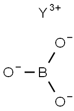 yttrium(3+) orthoborate Struktur