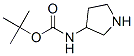 TERT-BUTYL [(RS)-PYRROLIDIN-3-YL]CARBAMATE Struktur