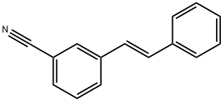 3-[(E)-2-Phenylethenyl]benzonitrile Struktur