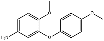 4-METHOXY-3-(4-METHOXYPHENOXY)ANILINE Struktur