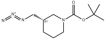 (S)-Tert-Butyl 3-(azidomethyl)piperidine-1-carboxylate
 Struktur