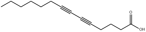 5,7-TETRADECADIYNOIC ACID Struktur