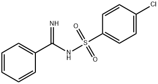 N-[4-Chlorophenylsulfonyl]benzenecarboxamidine Struktur