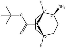 exo-8-boc-8-azabicyclo[3.2.1]octan-2-amine Struktur