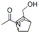 2-Azabicyclo[2.2.1]hept-5-ene-3-methanol, 2-acetyl-, exo- (9CI) Struktur