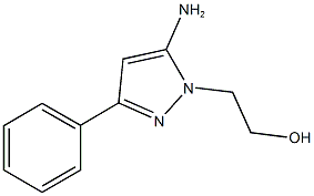 2-(5-AMINO-3-PHENYL-1H-PYRAZOL-1-YL)ETHANOL Struktur