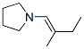 1-(2-Methyl-1-butenyl)pyrrolidine Struktur