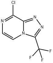 8-CHLORO-3-(TRIFLUOROMETHYL)[1,2,4]TRIAZOLO[4,3-A]PYRAZINE Struktur