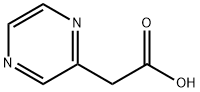 2-PYRAZINE ACETIC ACID
 Struktur