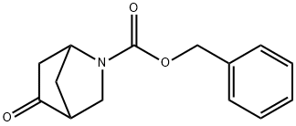 benzyl 5-oxo-2aza-bicyclo[2.2.1]heptance-2-carboxylate Struktur