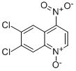 6,7-DICHLORO-4-NITROQUINOLINE-1-OXIDE Struktur