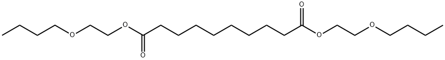 BIS(2-BUTOXYETHYL) SEBACATE Struktur