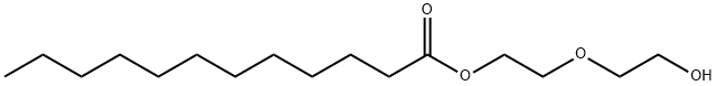 DIETHYLENE GLYCOL MONOLAURATE Struktur