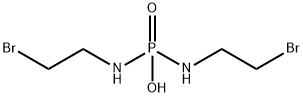 N,N'-Bis(2-bromoethyl)phosphorodiamidic acid  Struktur