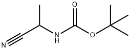 Carbamic acid, (1-cyanoethyl)-, 1,1-dimethylethyl ester (9CI) Struktur