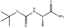 Carbamic acid, [(1S)-2-amino-1-methyl-2-thioxoethyl]-, 1,1-dimethylethyl ester Struktur