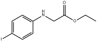 ETHYL 2-(4-IODOANILINO)ACETATE Struktur