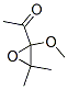 Ethanone, 1-(2-methoxy-3,3-dimethyloxiranyl)- (9CI) Struktur