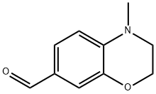 4-METHYL-3,4-DIHYDRO-2H-1,4-BENZOXAZINE-7-CARBALDEHYDE Struktur